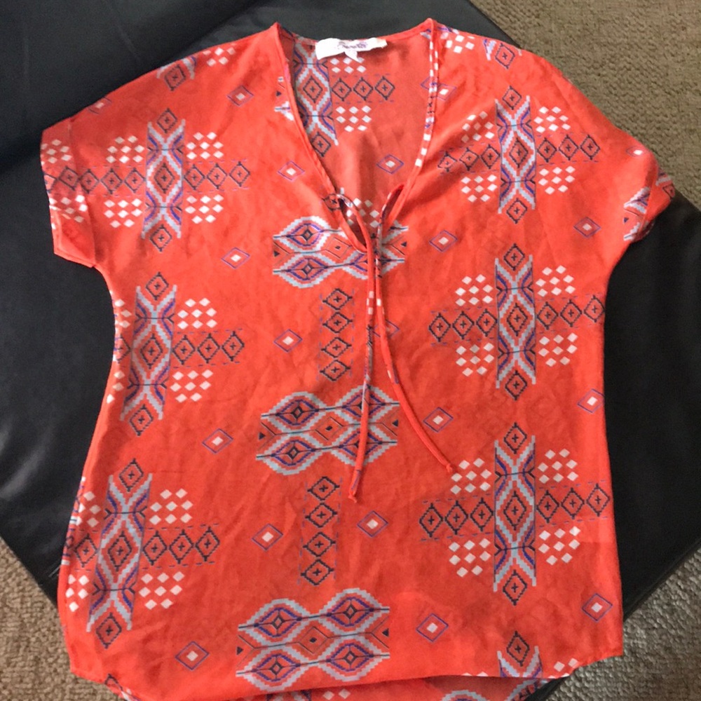 Tribal print cover up